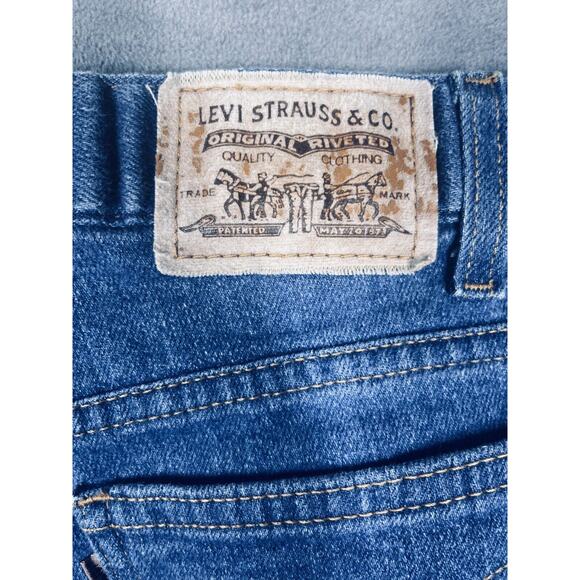 Vintage Levi's Ankle Jeans Mens 42 X 32 Denim Medium Wash High Rise Straight Leg - Picture 4 of 11